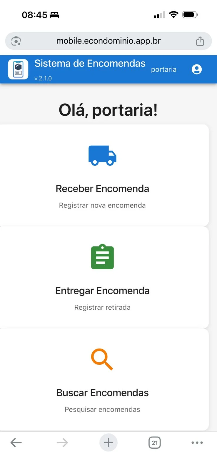Aplicativo e-Condomínio - Gestão de Encomendas para Condomínios